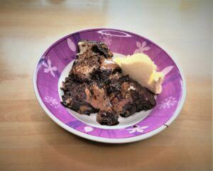 Instant pot chocolate bread pudding