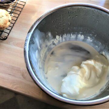 Instant pot clotted cream