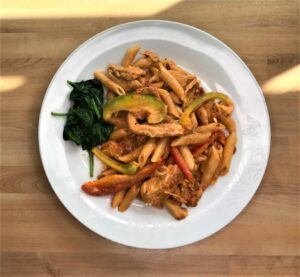 Instant pot chicken fajita pasta