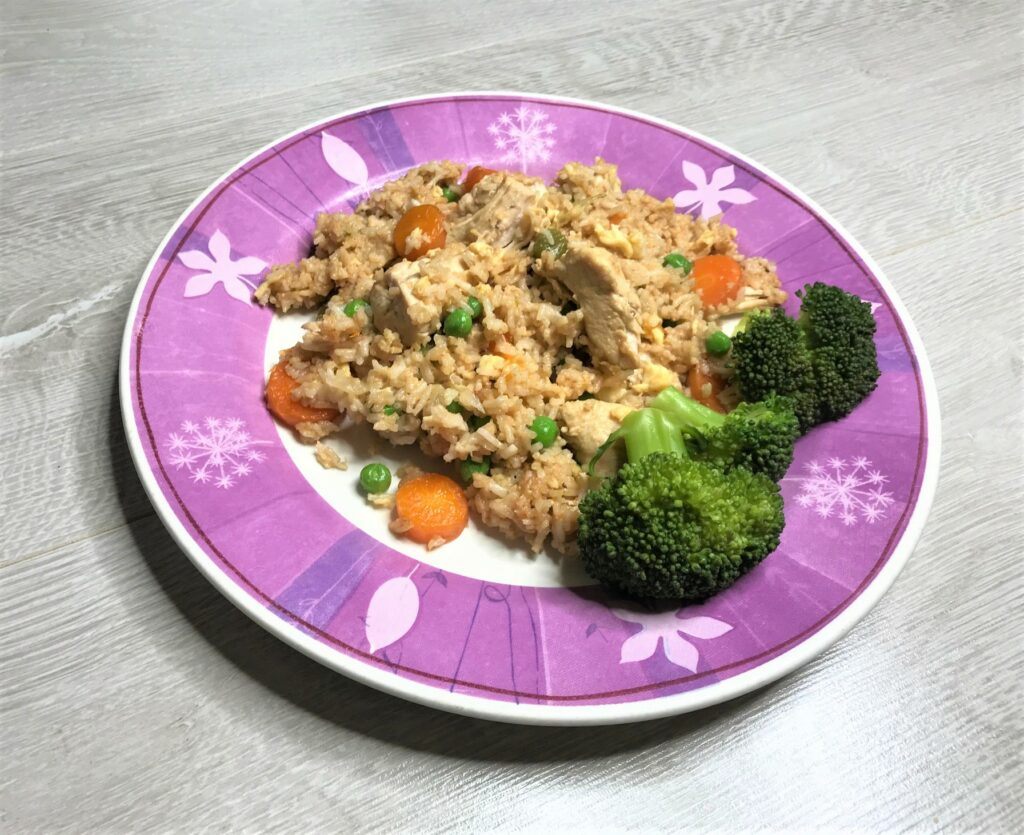 Instant pot chicken fried rice